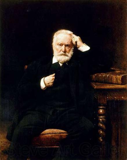 Leon Bonnat Portrait of Victor Hugo